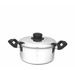 ALUM.CACAROLA LUXO C/2 ALÇAS Nº18 1800ML 127